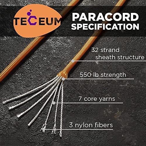 Paracord Rope 550 lb 4mm – Parachute Cord – Utility Camping Rope - Image 2