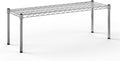 14''W x 42''L x 14''H Chrome Plated Wire Dunnage Rack | Off The Floor Storage by Regal+Altair