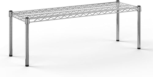 14''W x 42''L x 14''H Chrome Plated Wire Dunnage Rack | Off The Floor Storage by Regal+Altair
