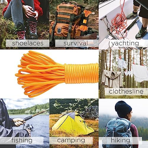 Paracord Rope 550 lb 4mm – Parachute Cord – Utility Camping Rope - Image 6