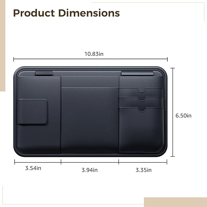 Car Visor Organizer, Includes Pocket - Image 4