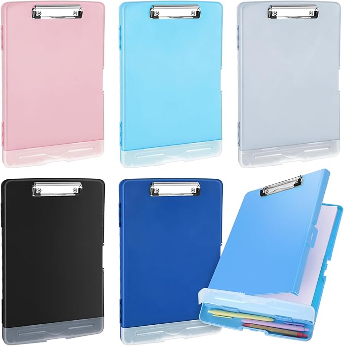 Crtiin 6 Pcs Plastic Clipboard by Crtiin
