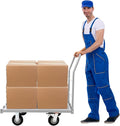 36"x24" Heavy Duty Platform Truck Cart, 2000lbs Capacity Steel Flatbed Cart by ZeStarDair