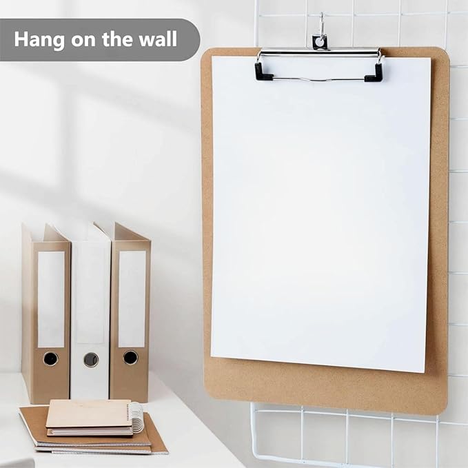 2 Pack Hardboard Office Clipboards - Image 4