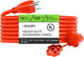 Outdoor Extension Cord Waterproof 100 FT, Flexible 100% Copper 3 Prong by UBOORY