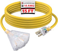 EP 15 Ft Lighted Outdoor Extension Cord by ENERGYPRO