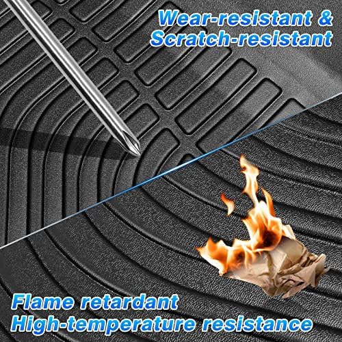 Cartist Floor Mats Compatible with Hyundai Sonata 2020-2024 2025 (Only for Hybrid Model) All Weather Floor Liners Front & 2nd Row TPE Waterproof - Image 6