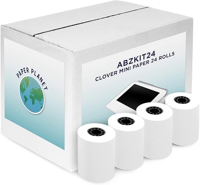 Thermal Paper for Clover Mini by Paper Planet | C200, C305 | 24 Rolls by PaperPlanet