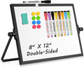 Dry Erase Magnetic White Board, Portable Small Whiteboard Set by AMUSIGHT