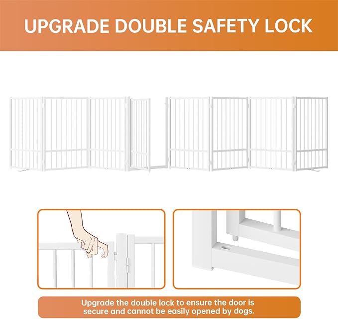Full Metal Freestanding Dog Gate - Image 4