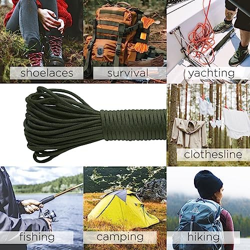 Paracord Rope 550 lb 4mm – Parachute Cord – Utility Camping Rope - Image 6