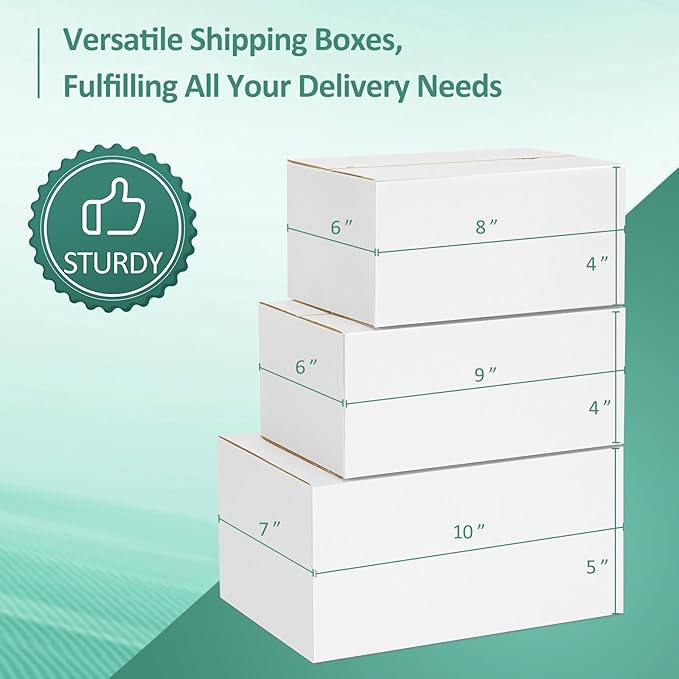 Eupako 30 Pack Small Shipping Boxes Assorted Sizes, Cardboard Boxes - Image 5