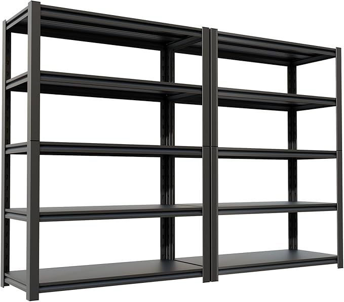 72''H Garage Shelving Heavy Duty, 3000LBS Storage Shelves, 5-Tier Adjustable - Image 8