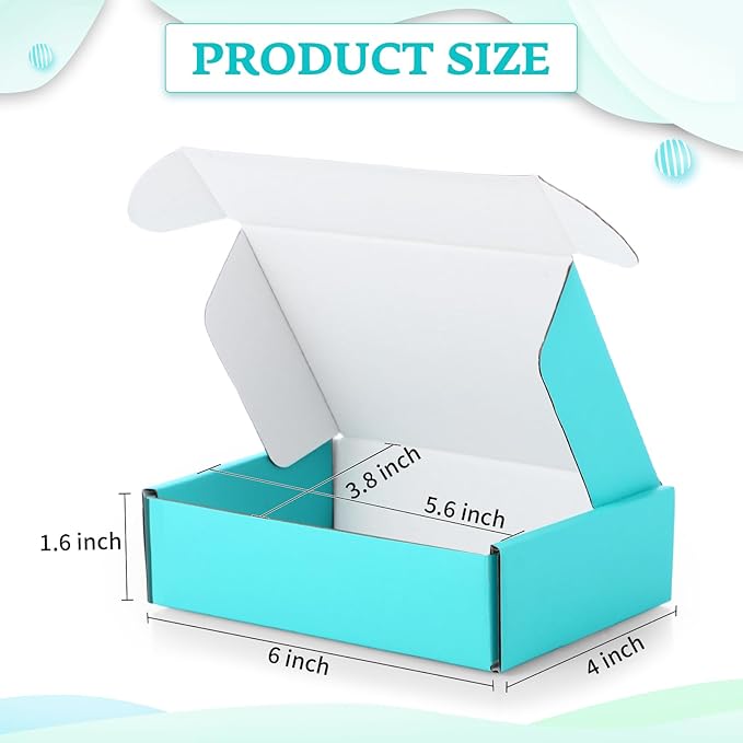 Spakon 50 Packs Shipping Boxes Cardboard Corrugated Mailer Packaging Boxes - Image 2