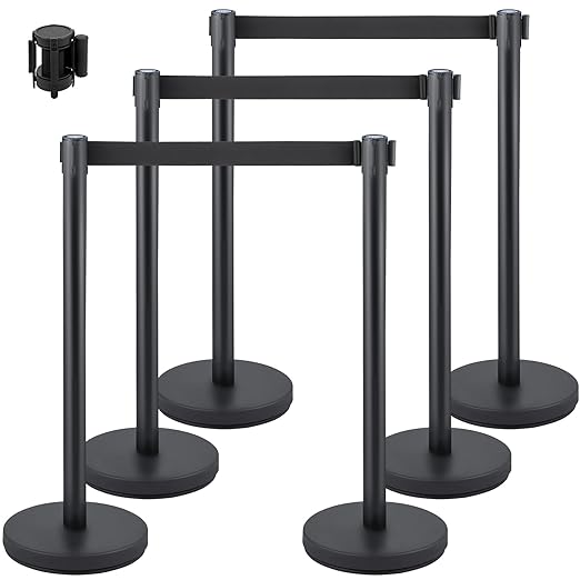 VEVOR Crowd Control Stanchion Set, Stanchion Set by VEVOR