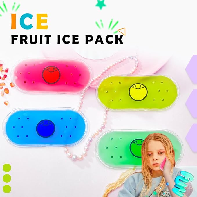 Kids Ice Pack, Hot or Cold Pack Gel Cooling Pad, Reusable - Image 2