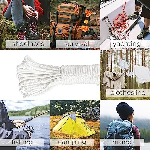 Paracord Rope 550 lb 4mm – Parachute Cord – Utility Camping Rope - Image 6
