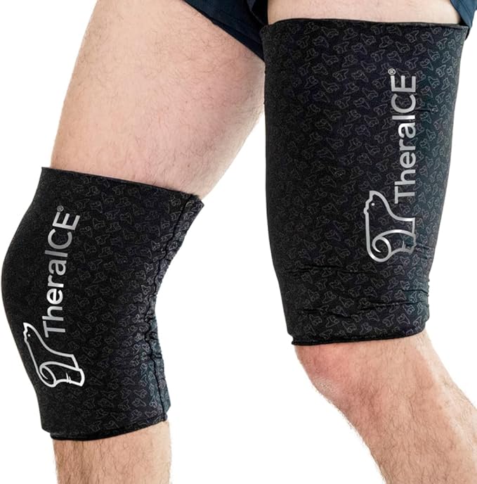 TheraICE Knee Ice Pack Wrap Compression Sleeve by TheraICERx