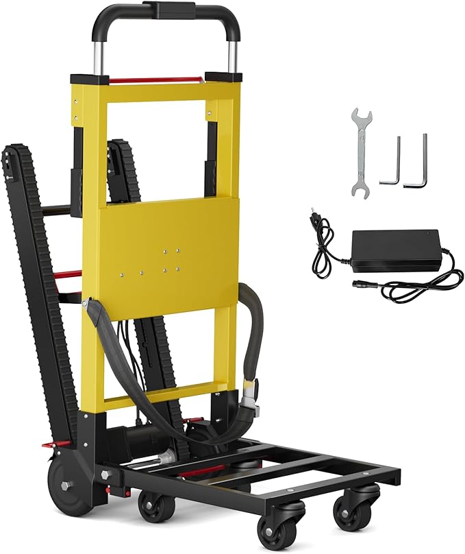 Electric Stair Climbing Dolly, 400lb Max Load Heavy Duty, Powered Stair Climber by RIOSOC