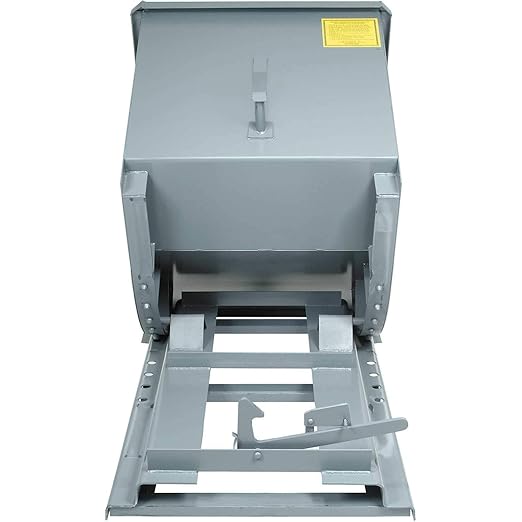 Global Industrial 2 Cu Yd Gray Medium Duty Self Dumping Forklift Hopper - Image 6