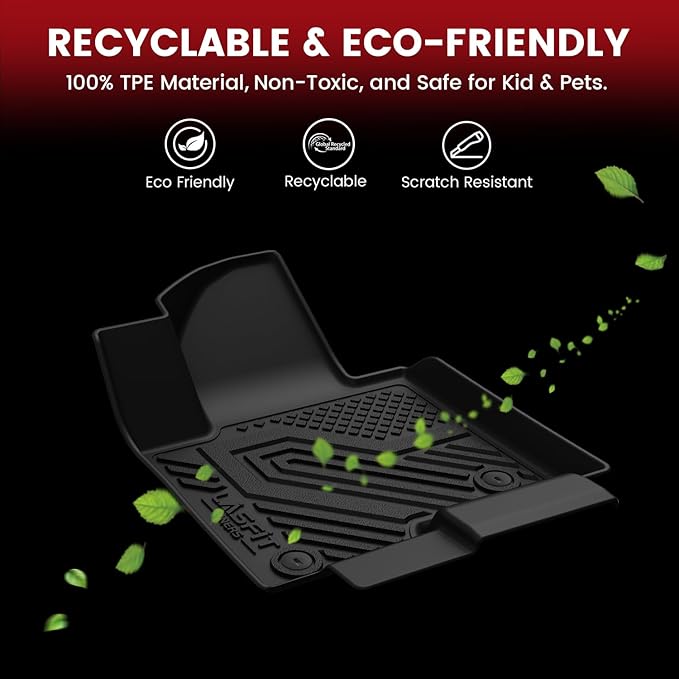 LASFIT Floor Mats & Cargo Mat for Mazda 3 2018 2017 2016 2015 2014 All Weather - Image 6