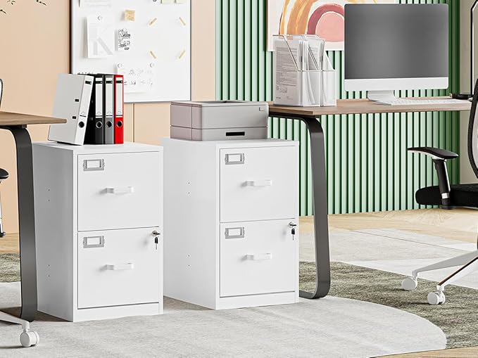 MIIIKO 2 Drawer Filing Cabinet - Image 2