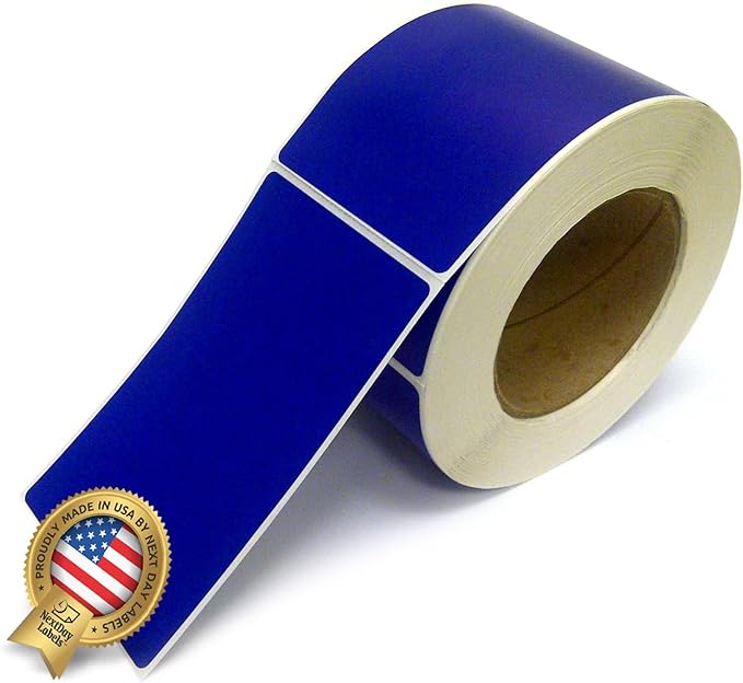 NextDayLabels 500 Rectangle Stickers by NextDayLabels