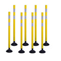 BESEA 8PCS 48" Traffic Delineator Posts by BeSea