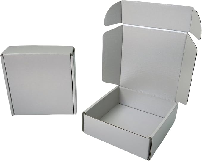 15 Pcs 6 x 6 x 2 inches Corrugated Cardboard Gift Boxes Recyclable Shipping - Image 6