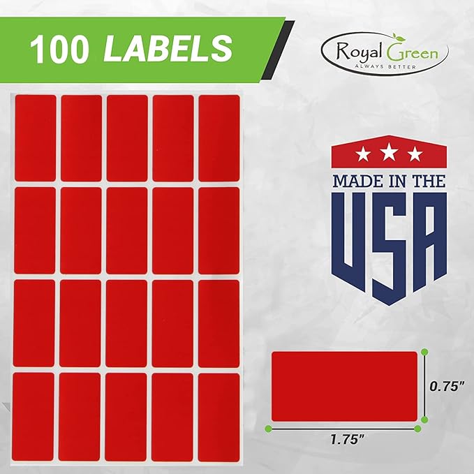 Royal Green Label Badge Stickers - Image 2
