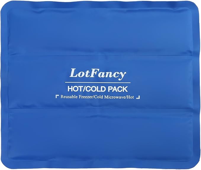 LotFancy Ice Pack for Injuries, Reusable Large Hot Cold Pack for Therapy by LotFancy