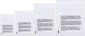 Poly Bags with Suffocation Warning 4x6", 8x10" by RetailSupplyCo