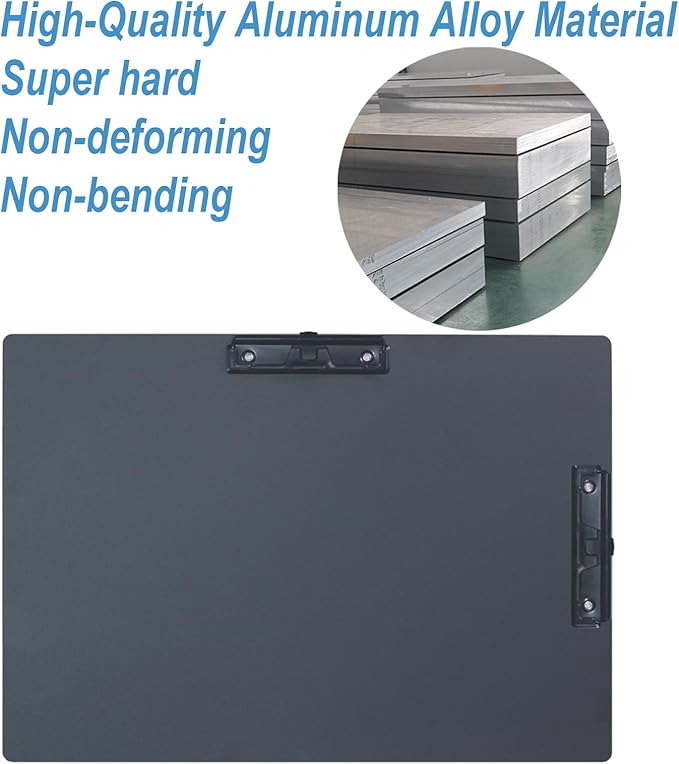 Acocony 11x17 Clipboard Double Clip Aluminium - Image 3
