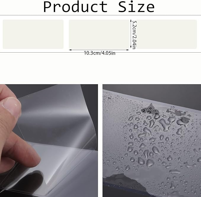 500 PCS Label Protectors, Clothes Food Labels in Laboratory, Supermarket - Image 3