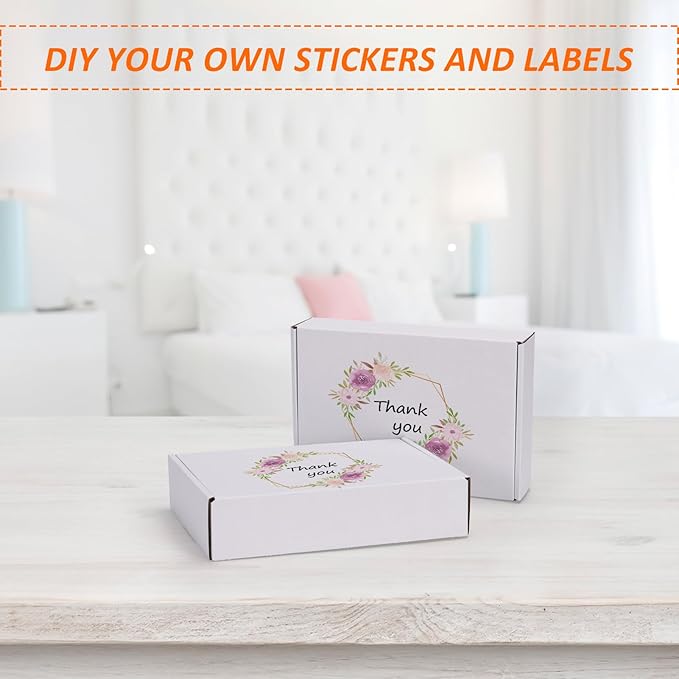 HORLIMER 40 Pack 9x6x2 Shipping Boxes, Small Business - Image 4