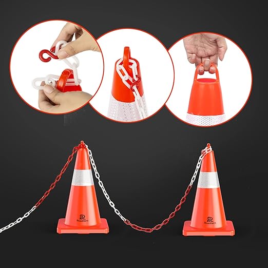 RoadHero Traffic Cones 18 Inch, 6 Pack Safety Cones - Image 7