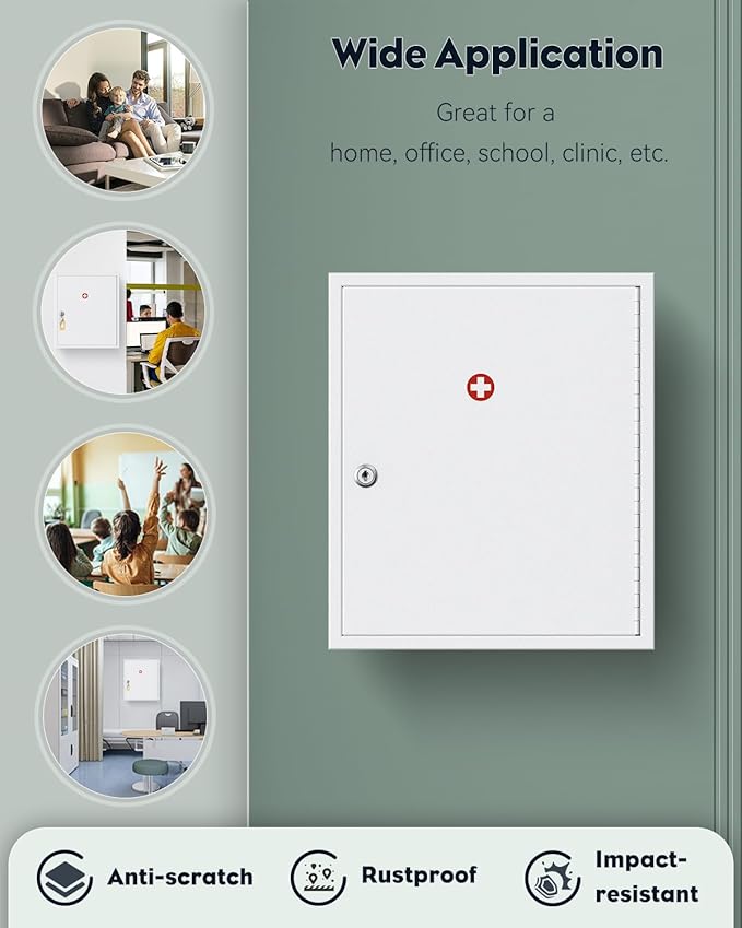 Uniclife Wall Mount Medicine Cabinet - Image 7