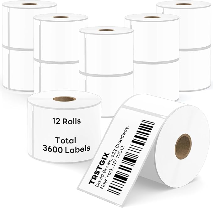 Compatible DYMO 30256 Direct Thermal Shipping Labels, Large Barcode & Address by Unknown