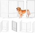 Full Metal Freestanding Dog Gate by SNUOWU
