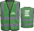 AYKRM 12 colour High visibility viz vest hi vis viz reflective work by AYKRM