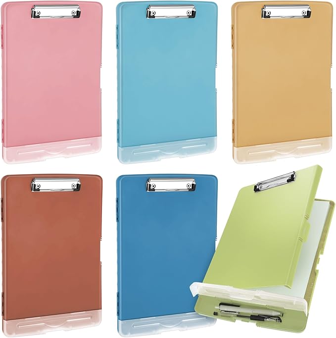 Crtiin 6 Pcs Plastic Clipboard by Crtiin