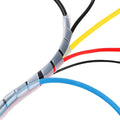 65FT XHF 4mm Clear Spiral Cable Wrap Cord by XHF
