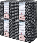 Storage Bags 4 Pack 100L Clothes Organization and Storage Containers by WiseLife
