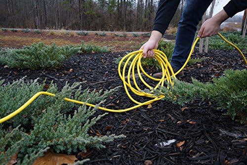 Southwire Outdoor Extension Cord – Durable Vinyl Jacket for for Farm, Ranch & Workshop - Lighted End with Reinforced Blades - SJTW, Yellow - 12 Gauge, 3 Prong - 50 ft (Pack of 6) - Image 7