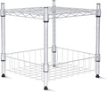 Whitmor 2 Tier Metal Storage Shelves, Heavy Duty Shelf by Whitmor