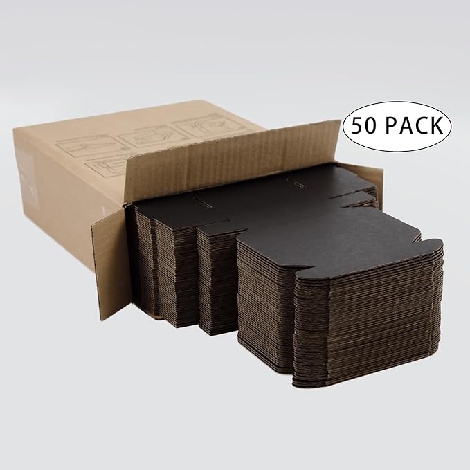 50 Pack 4x4x1 Inches Small Shipping Boxes, Moving Mailing Packing Box - Image 6