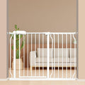 Extra Wide Baby Gate 43.5-48 Inch, Pressure Mounted No Drilling, Heavy Duty by SmartDesignBigProtection