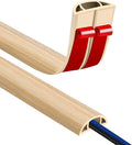 Floor Cord Covers for Wires 20FT Cable Hider Wire Cover Self Adhesive Cord by JAHOMFAI