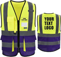A-SAFETY High Visibility Reflective Safety Vest Customize Logo by A-SAFETY