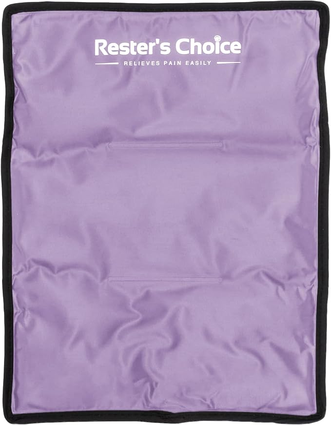 rester's choice Ice Pack for Injuries Reusable, Soft Gel Flexible by RESTERSCHOICE